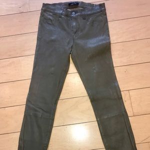 J Brand Leather Skinny Pants